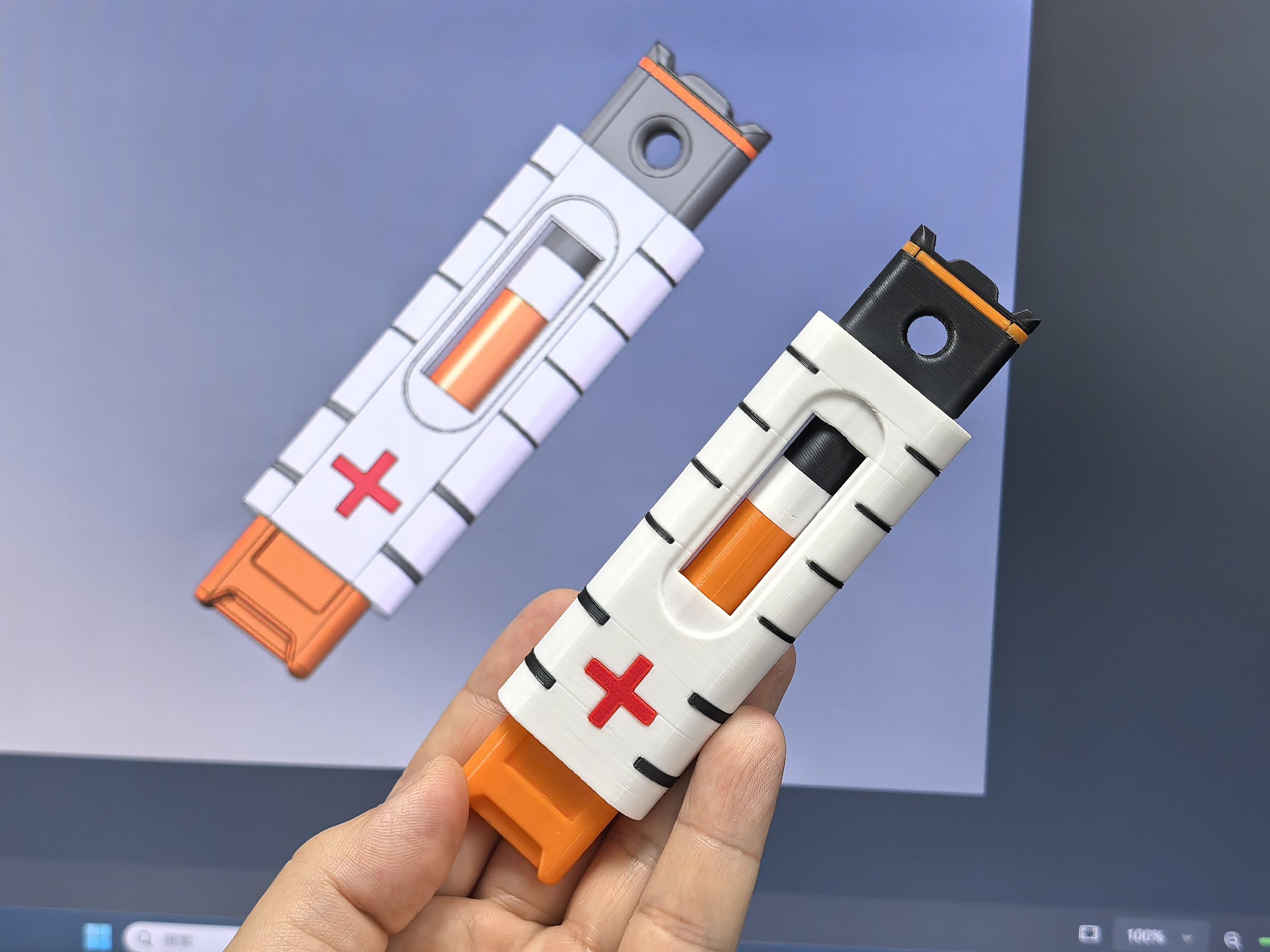 Miniatura 3 do modelo 3D 三角洲行动简易注射器