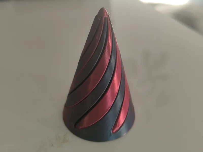 Passthrough Vortex Spiral Fidget Cone
