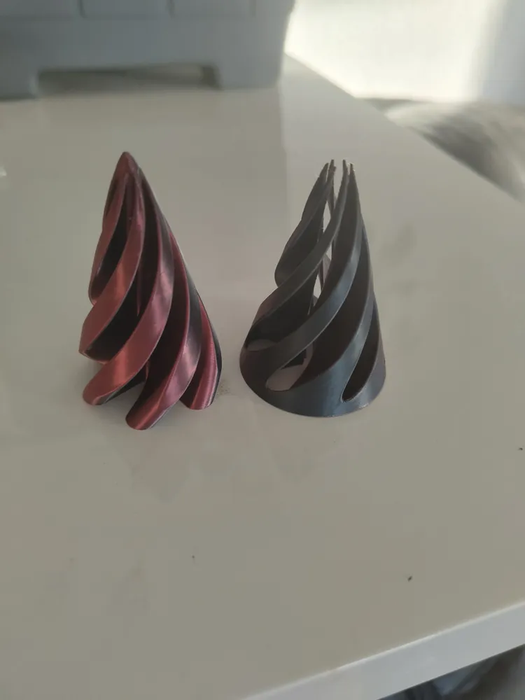Passthrough Vortex Spiral Fidget Cone - Free 3D Print Model - MakerWorld