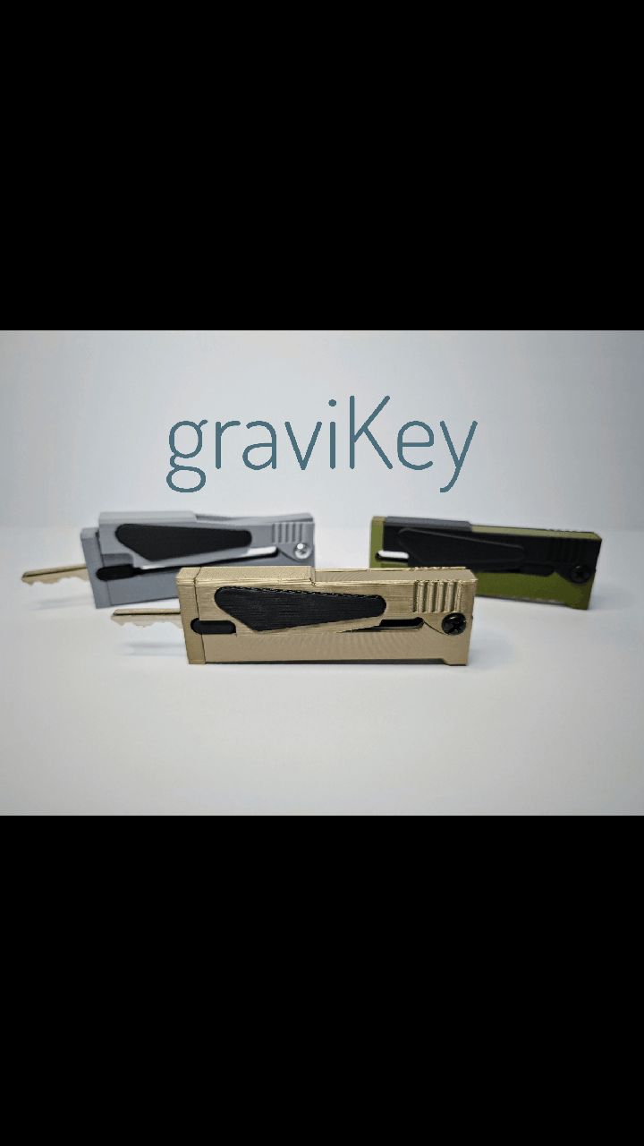 Gravity Knife Style Key Holder Fidget Toy