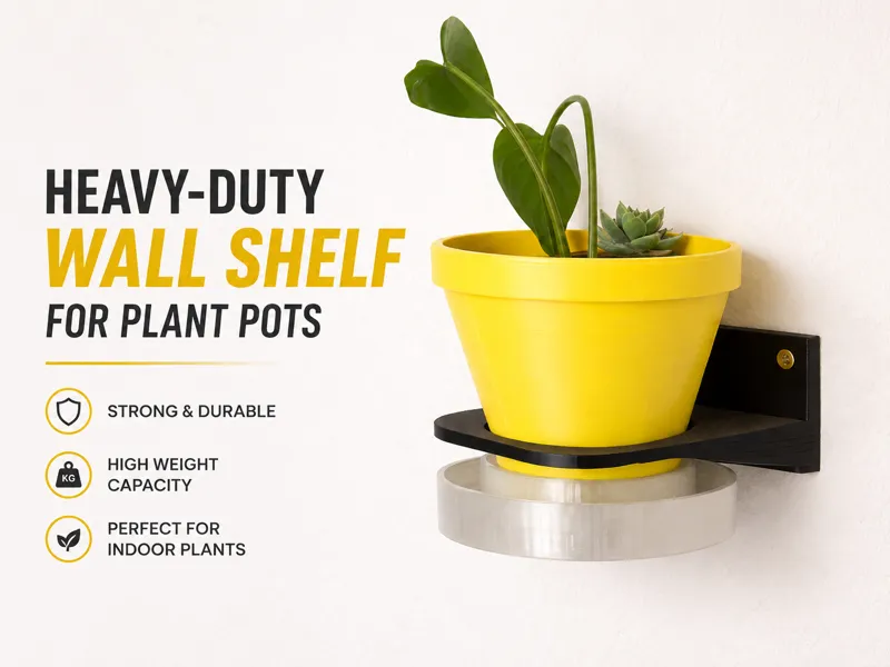 Heavy-Duty Wall Mount Rack for Planters