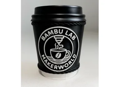 Coffee cup Sleeve - MakerWorld Bambu Lab