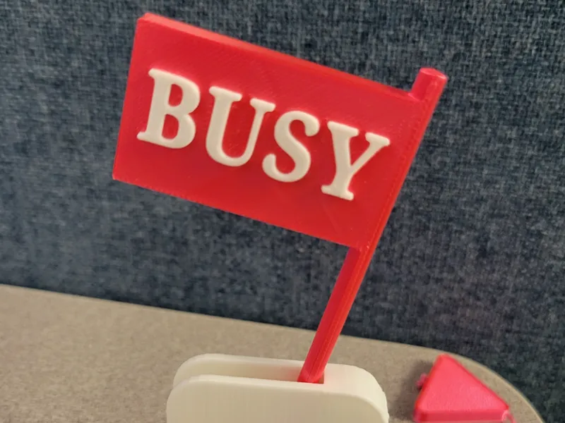Completed Busy Sign