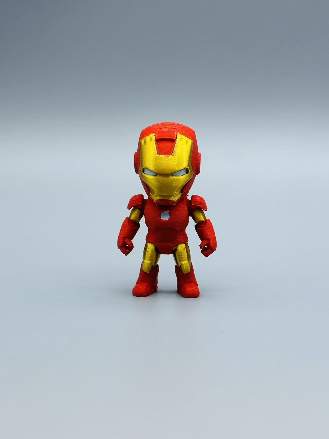 Miniatura 2 do modelo 3D Q版钢铁侠钥匙扣吊饰、摆件