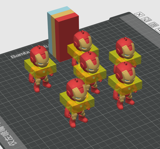 Miniatura 3 do modelo 3D Q版钢铁侠钥匙扣吊饰、摆件