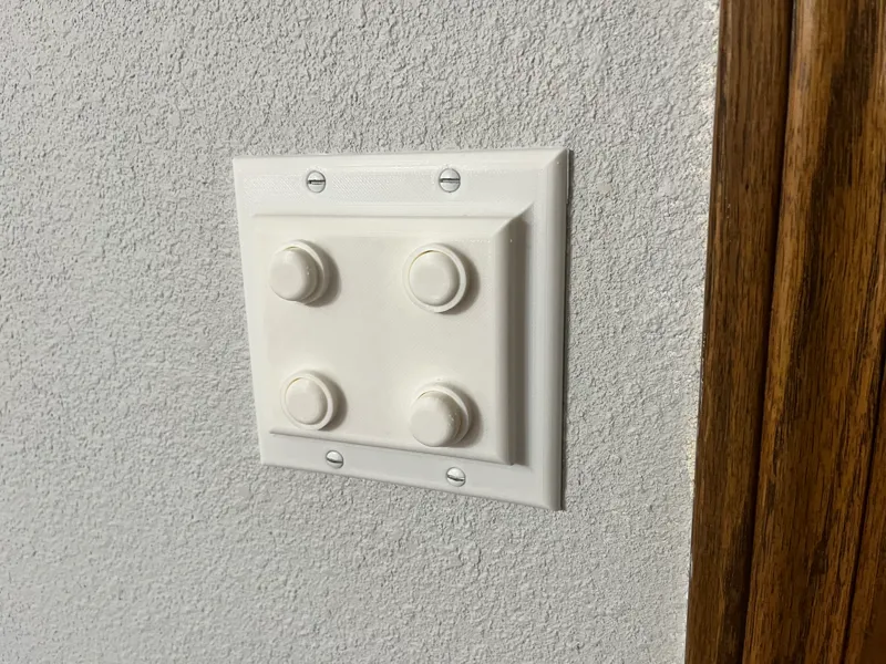 Double Button Light Switch Cover