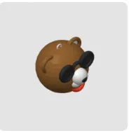 ROCK BEAR KEYCHAIN