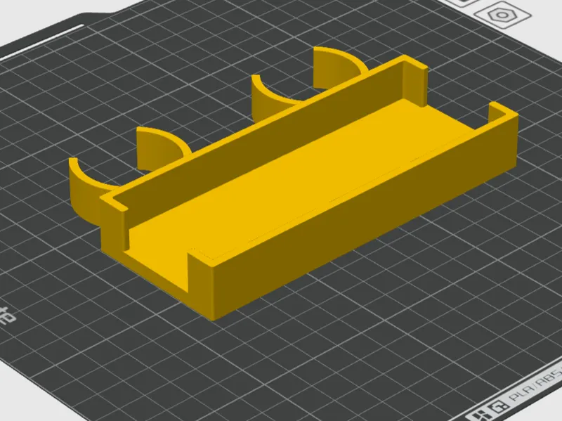 Dual Monitor Arm Tray