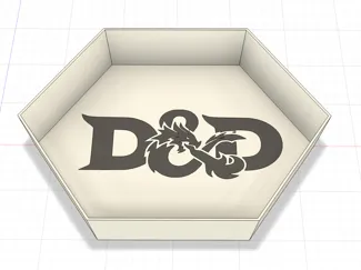 Tiradadi Esagonale D&D / D&D Hexagonal Dice Tray