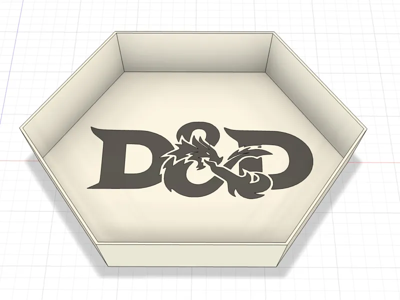 Tiradadi Esagonale D&D / D&D Hexagonal Dice Tray