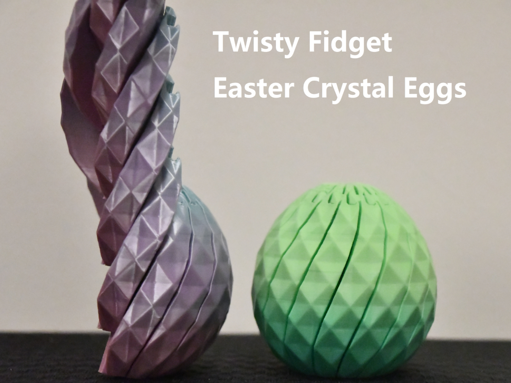 Twisty Fidget Easter Crystal Eggs