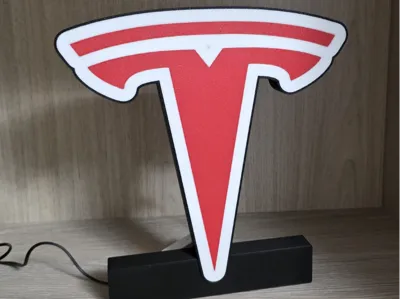 Tesla RGB Sign