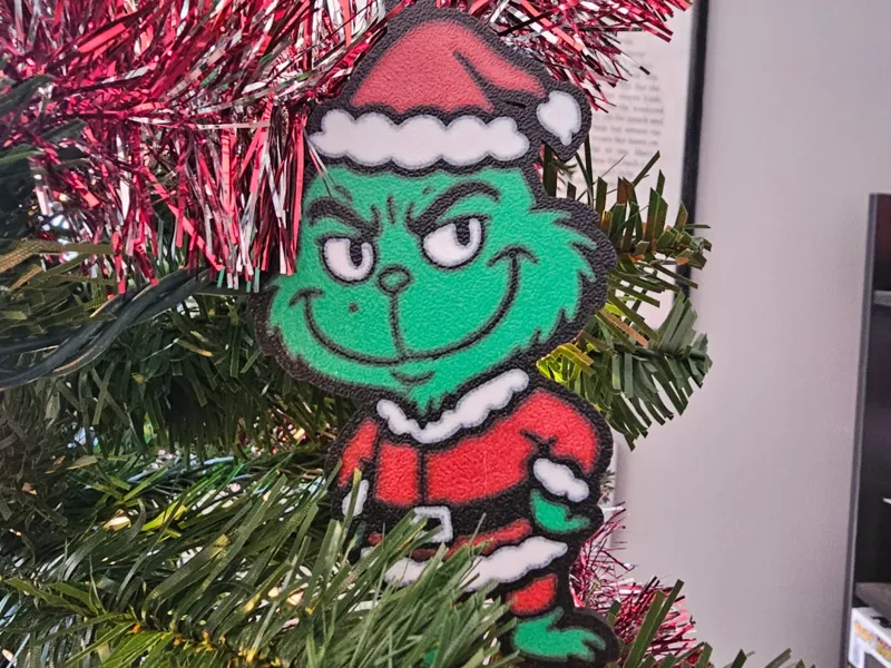 Cute Grinch Christmas Ornament