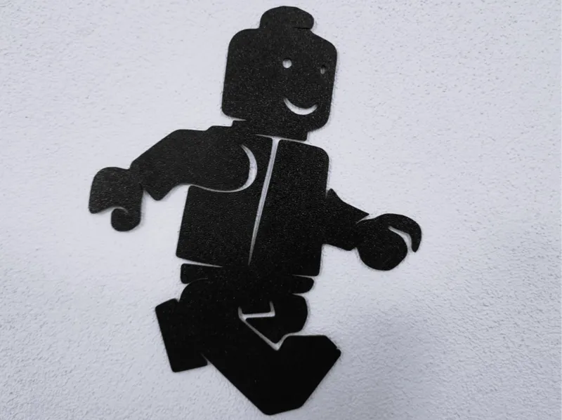 Brick Minifigure 2D Wall Art