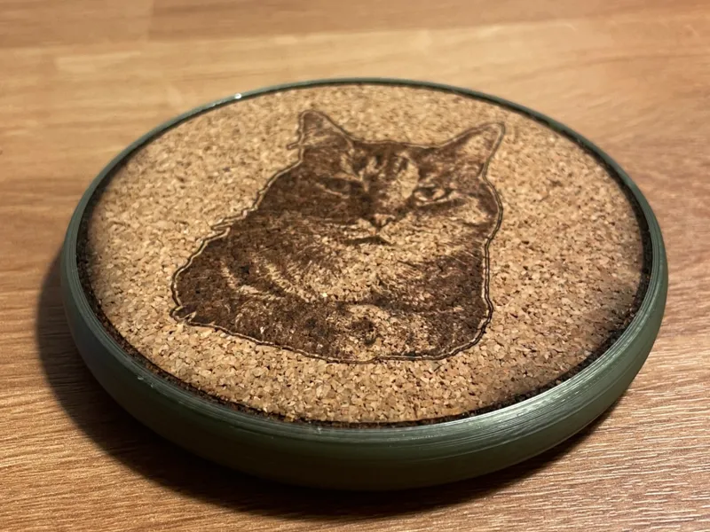 Cork Coaster Housing / 100x10 mm