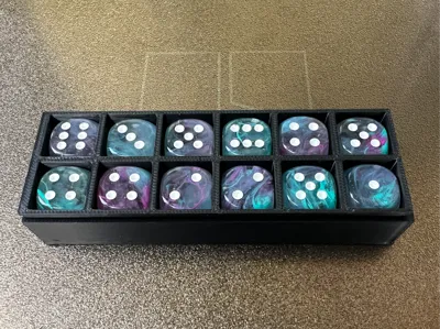 16mm D6 Dice Box with Cover