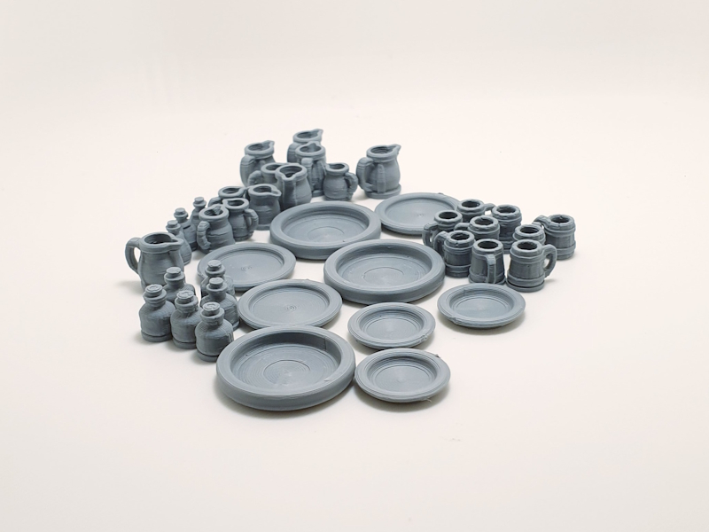 Tavern Tableware Set 3D model