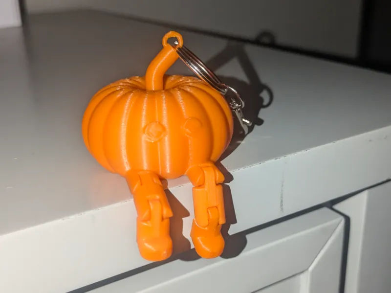 pumpkin buddy keychain