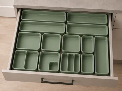 Organizador: Modular drawer dividers — referencia de MakerWorld