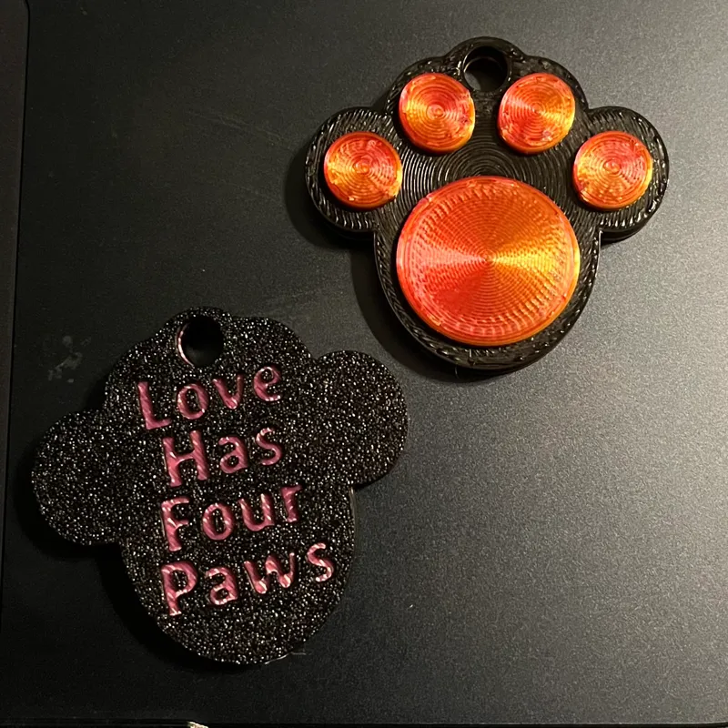 Love Has Four Paws Keychain