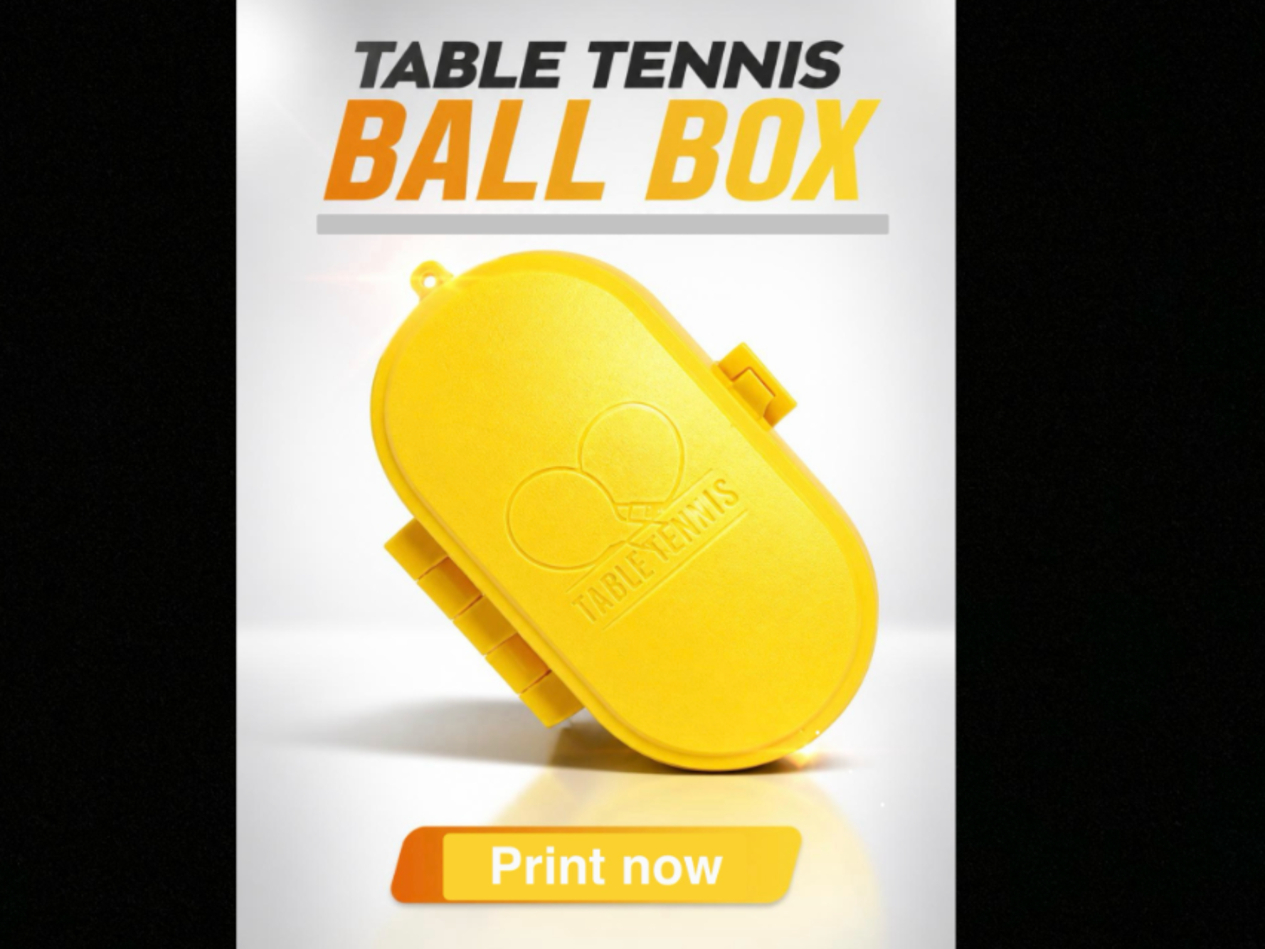 Table Tennis ball box