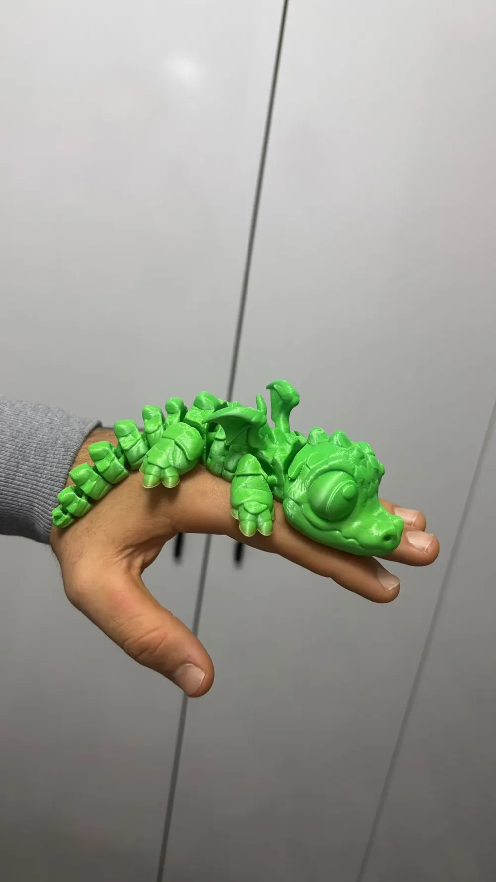 Cute Flexi Crocodile Dragon – Articulated Toy - Free 3D Print Model ...