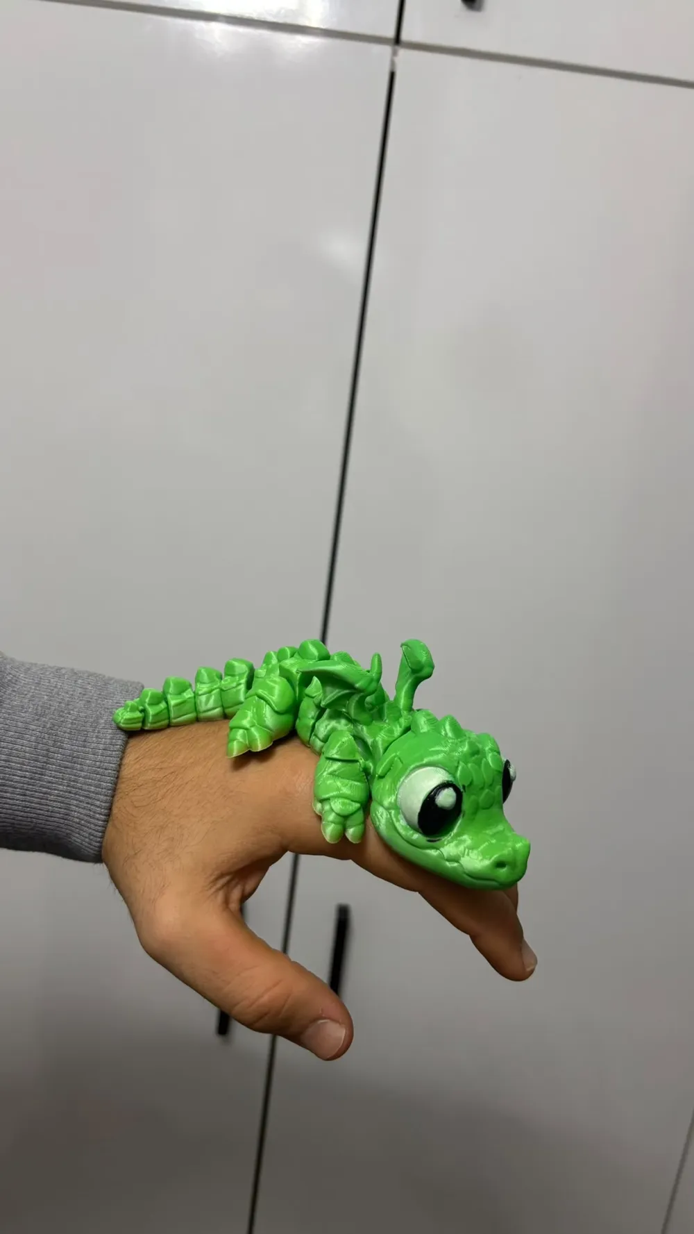 Cute Flexi Crocodile Dragon – Articulated Toy - Free 3D Print Model ...