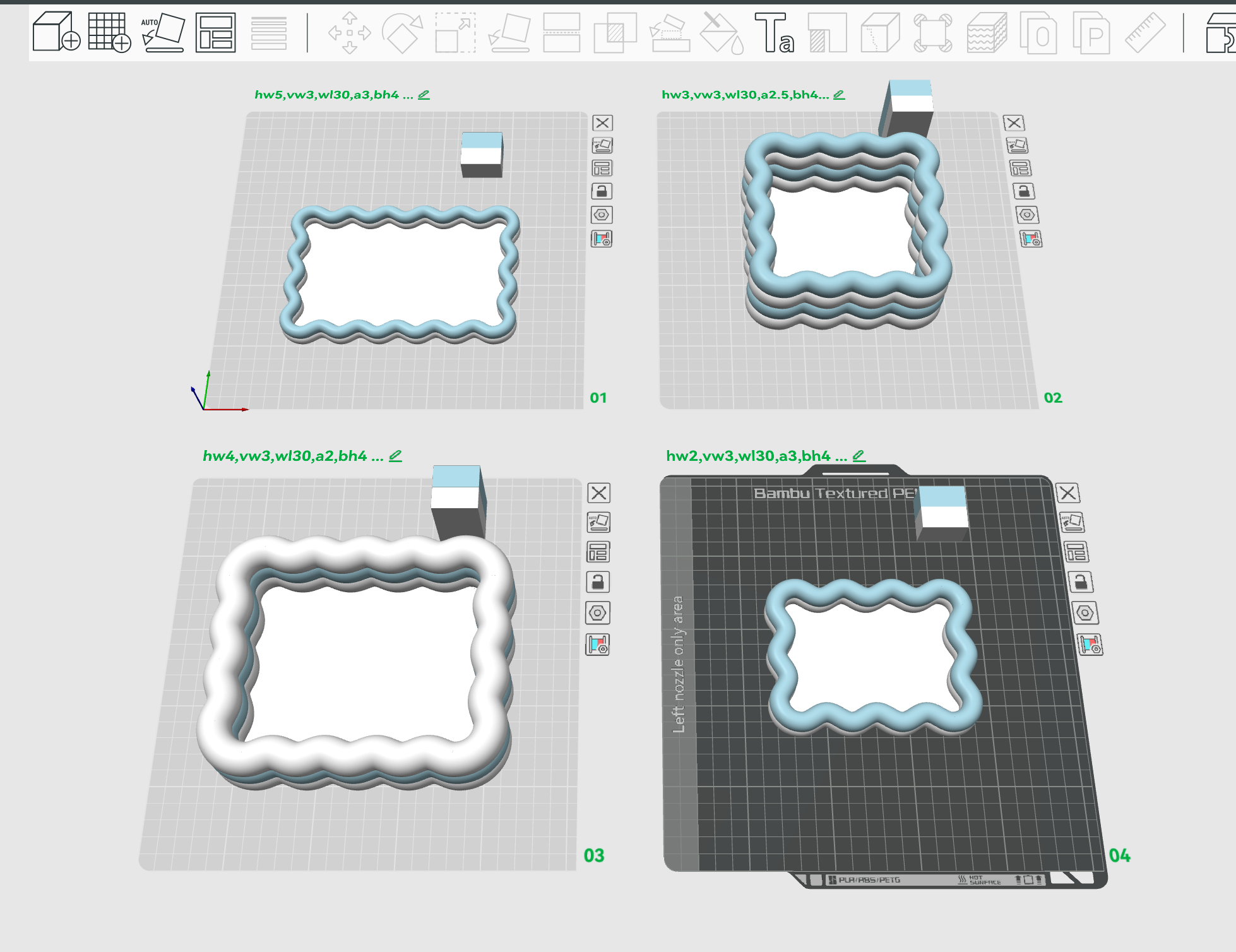 Wavy Tray - Wibble Rings - 1