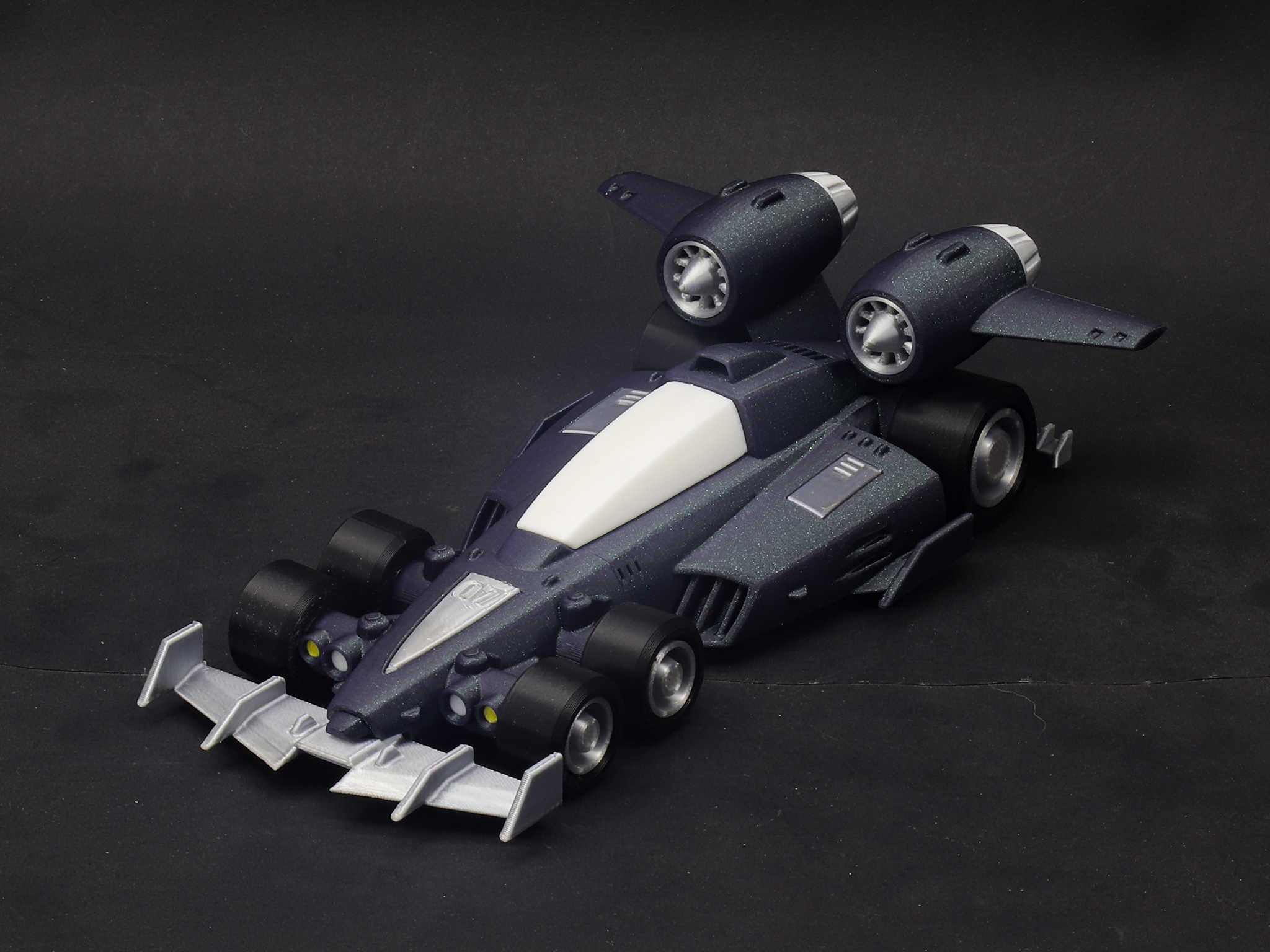 Miniatura 2 do modelo 3D 烈马Ⅱ代技术验证赛车（可动）