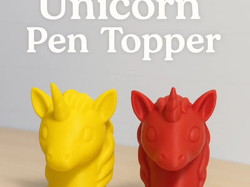 Unicorn Pen Topper