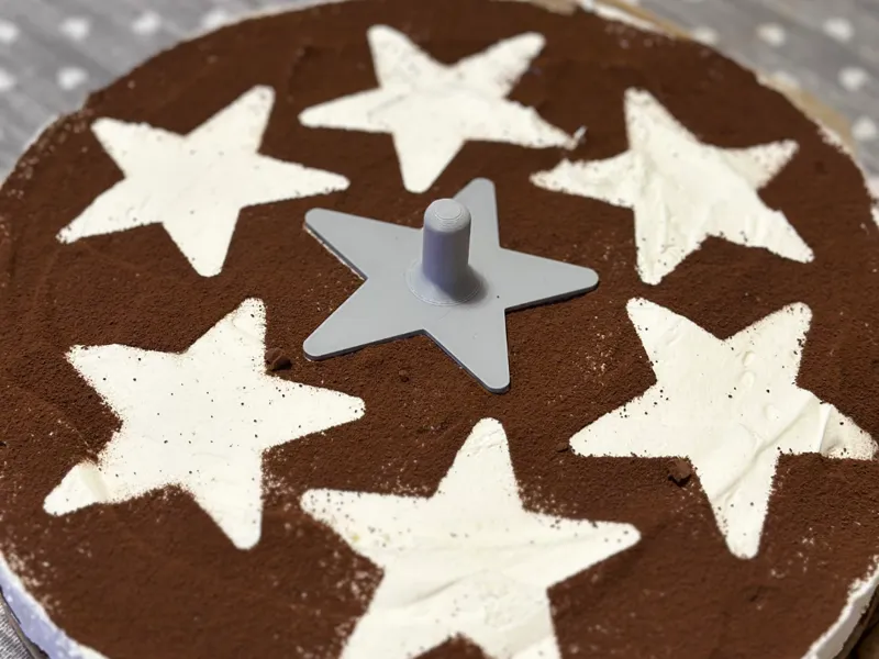 Stella per torta Pan di stelle 