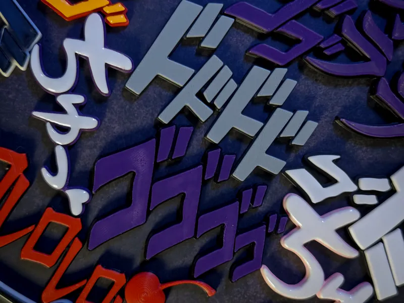 Bold SFX Magnets: Manga Version