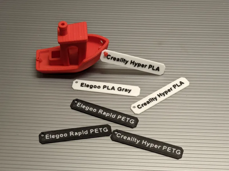 Simple name tag for Benchy (no AMS needed)