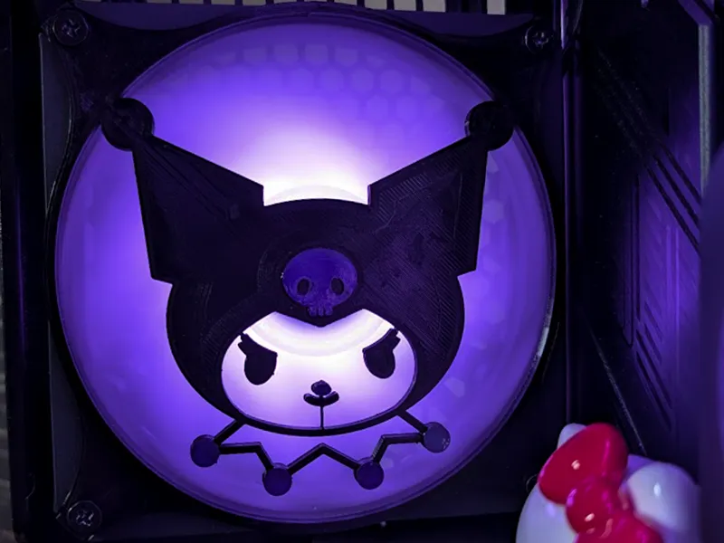 PC Fan Cover - Kuromi