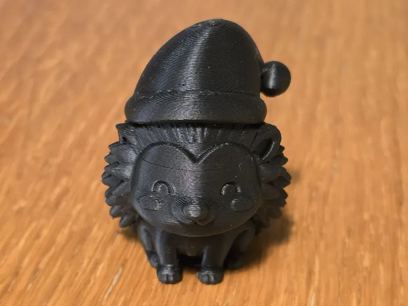 Cute christmas hedgehog