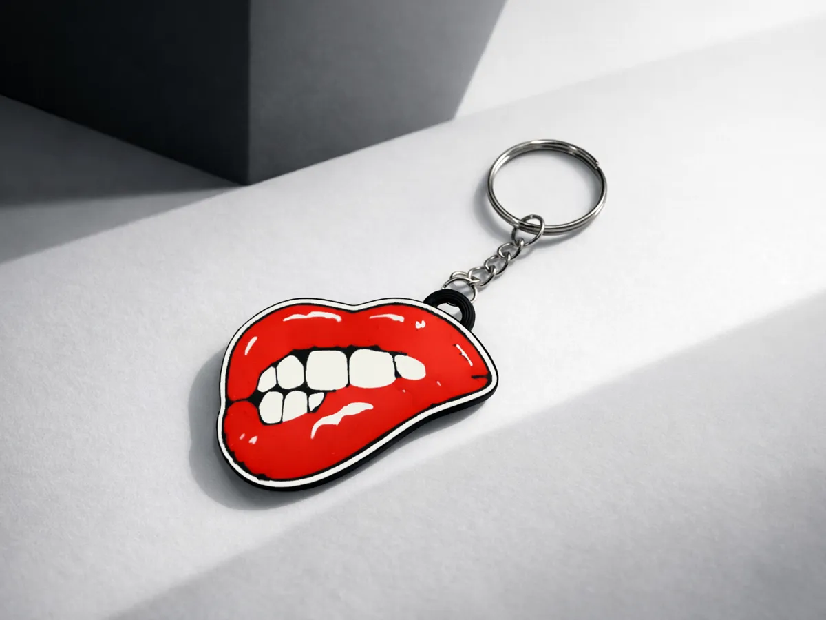 Bite the Style, keychain - Free 3D Print Model - MakerWorld