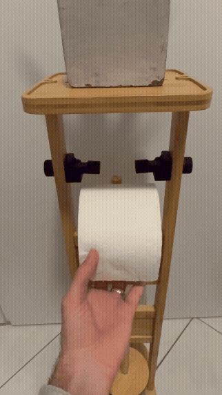 Schnellnachfüll Toilettenpapier Adapter - Halter