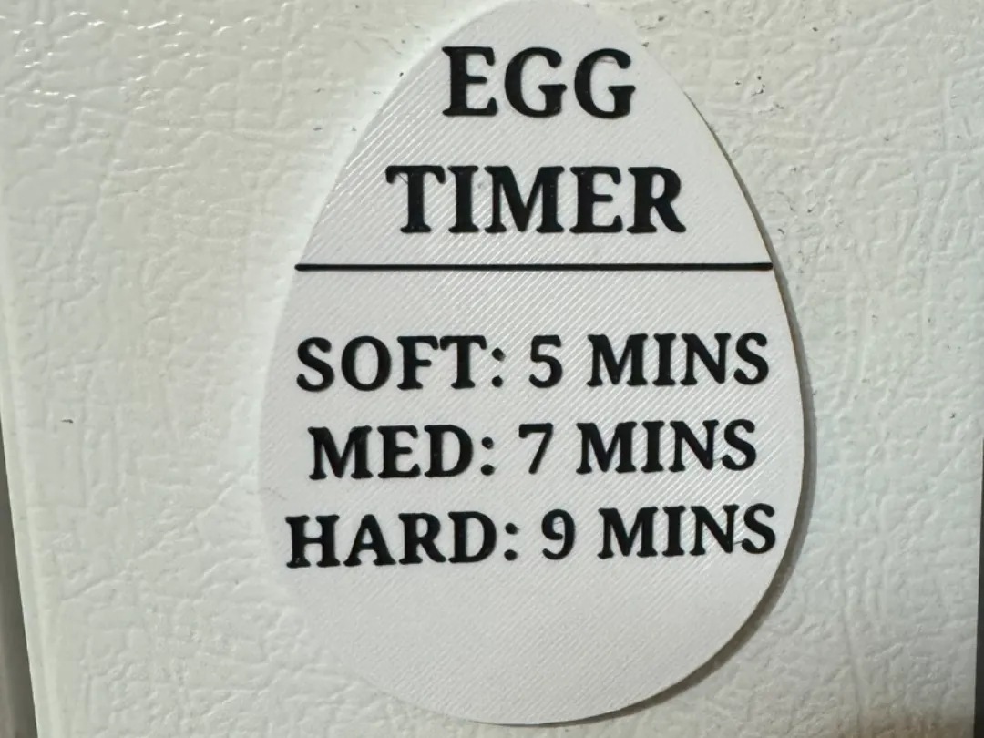 Egg Timer Magnet - NO AMS Required - Free 3D Print Model - MakerWorld