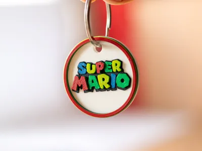 Super Mario Keychain
