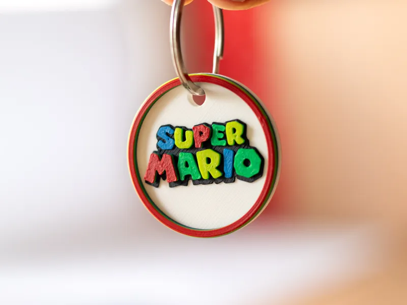 Super Mario Keychain