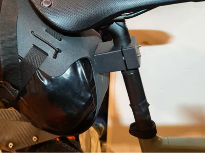 Seat Post support for bag