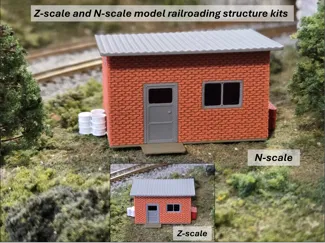 Trackside Building Kit (TSM#01) for Z & N-Scale