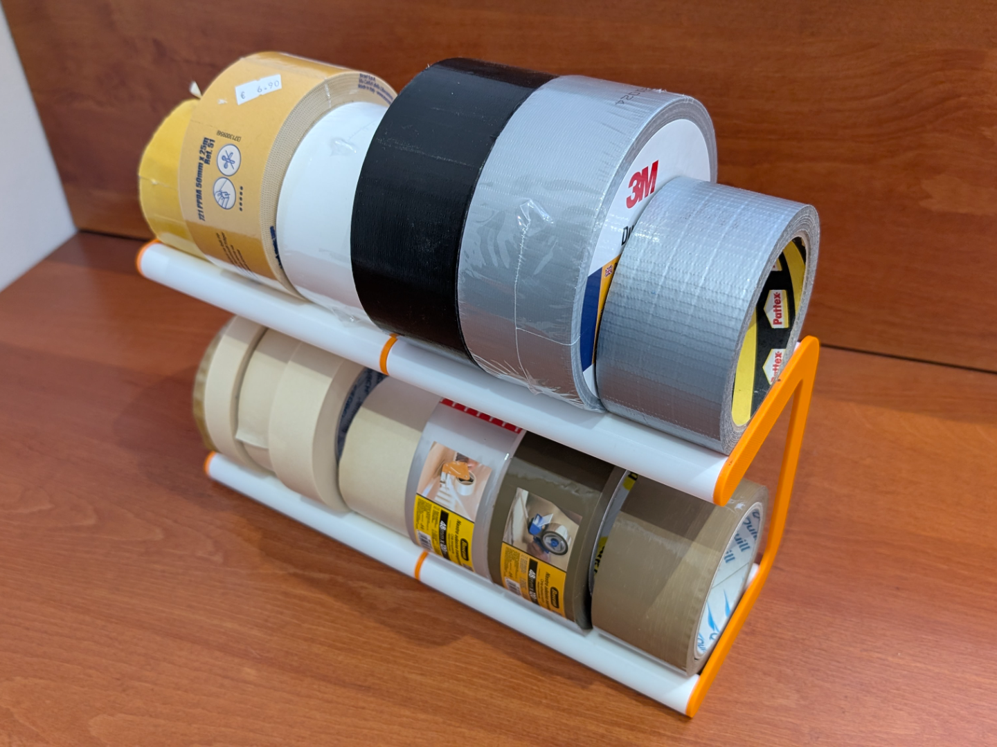 Duct tape organizer