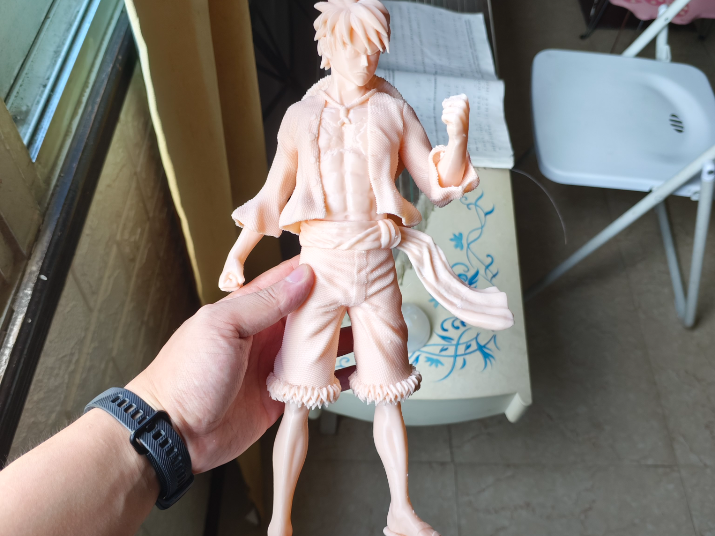 Miniatura 2 do modelo 3D 海贼王路飞手办 