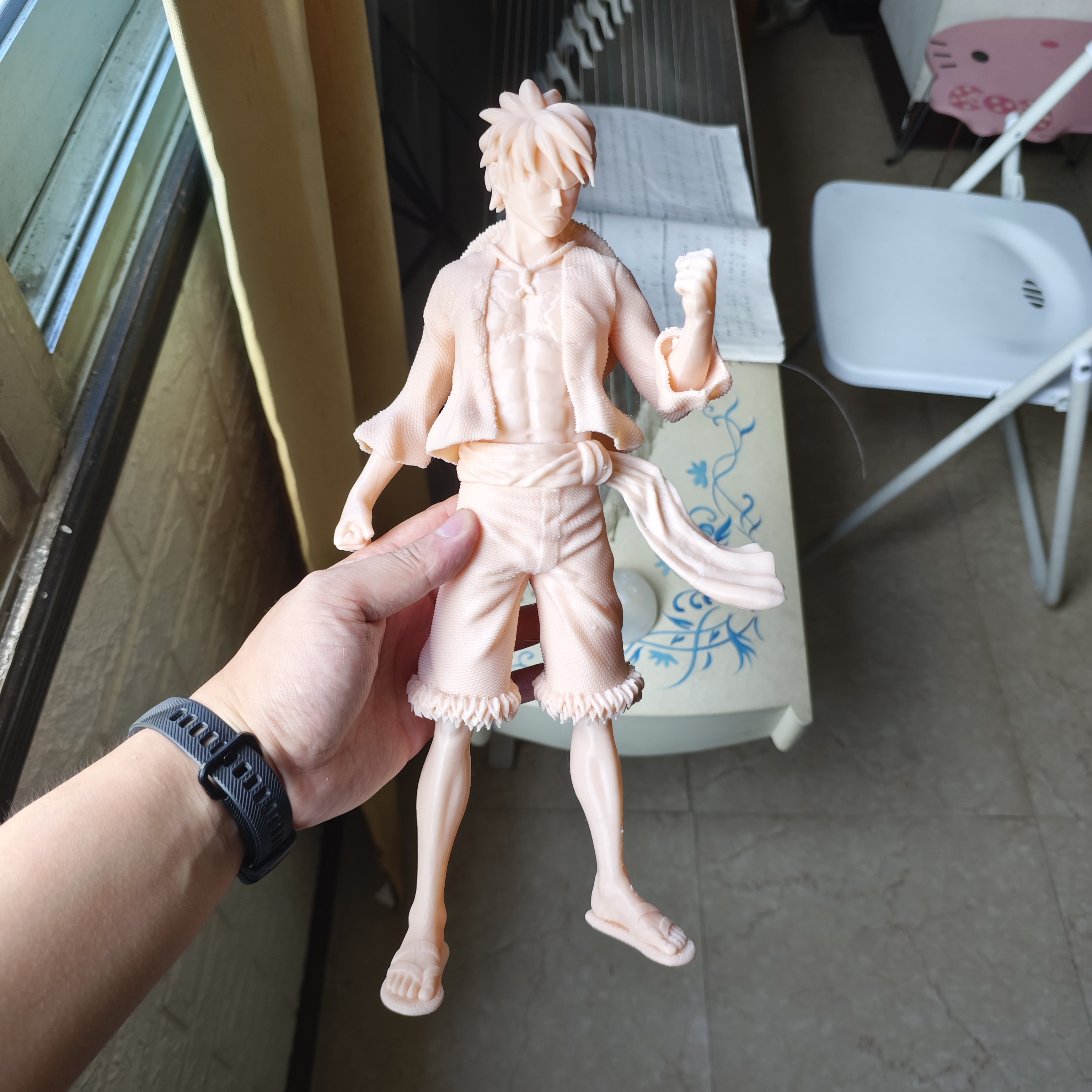 Miniatura 4 do modelo 3D 海贼王路飞手办 
