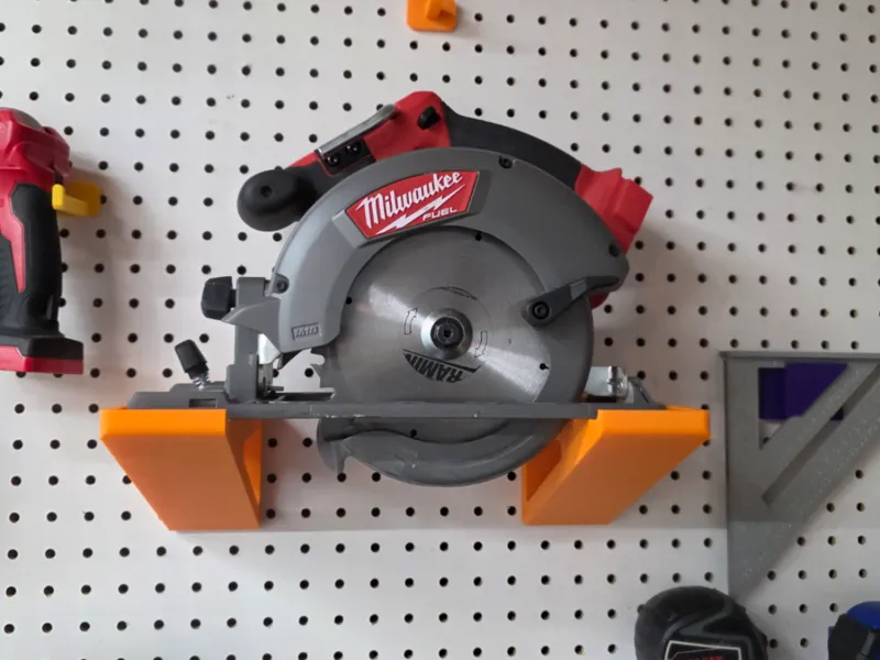 Support de scie circulaire pour mur perforé