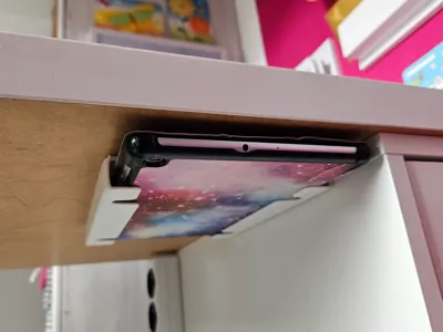 Under-cabinet tablet holder // Ceiling mount