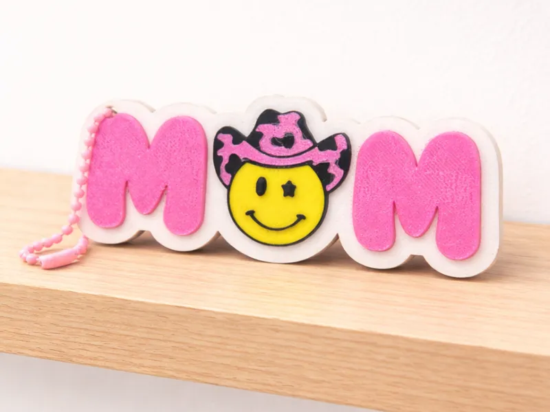Western Mother's Day Keychain