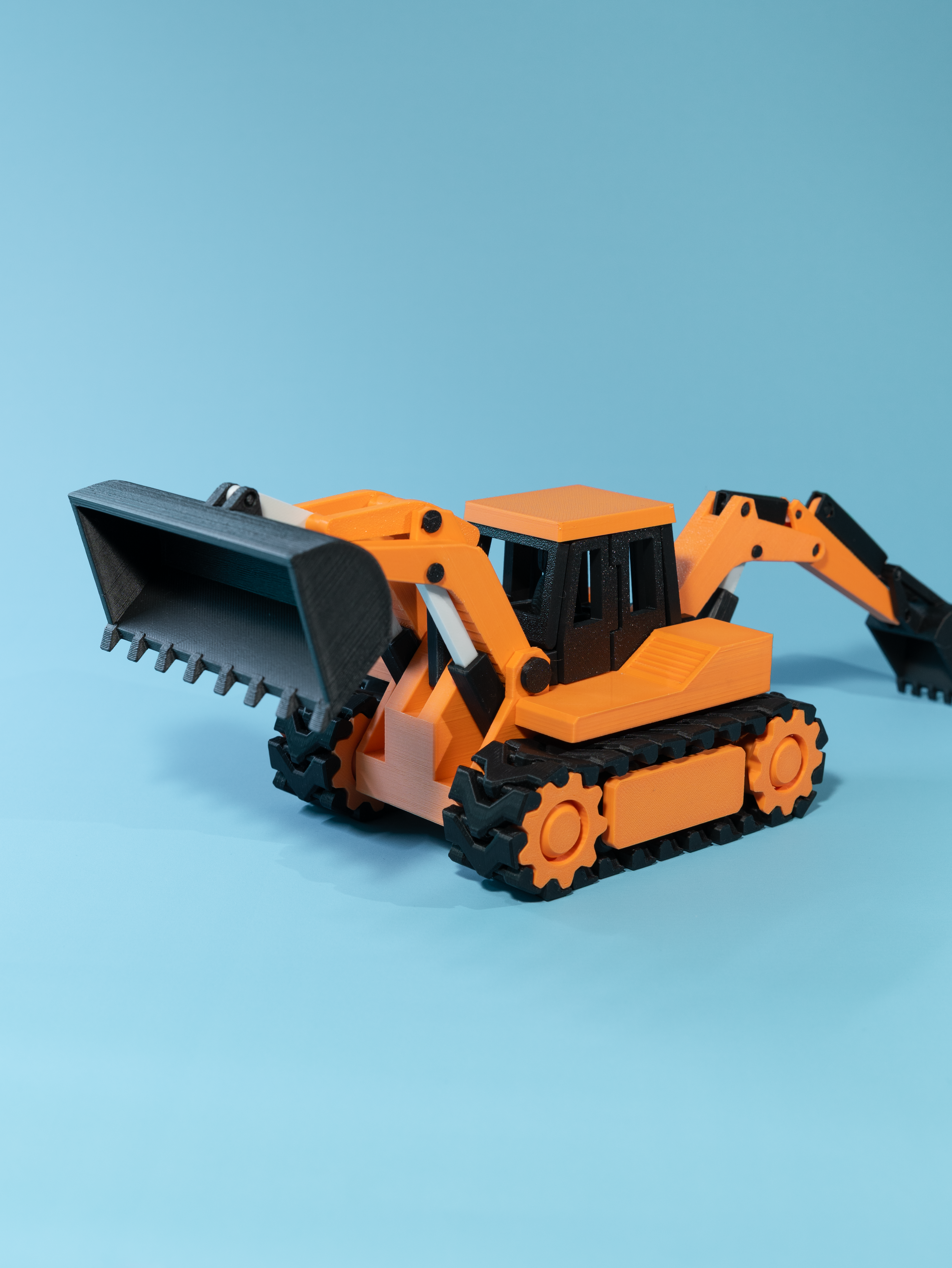 Miniatura 4 do modelo 3D 履带式反铲装载机（全可动拼装）