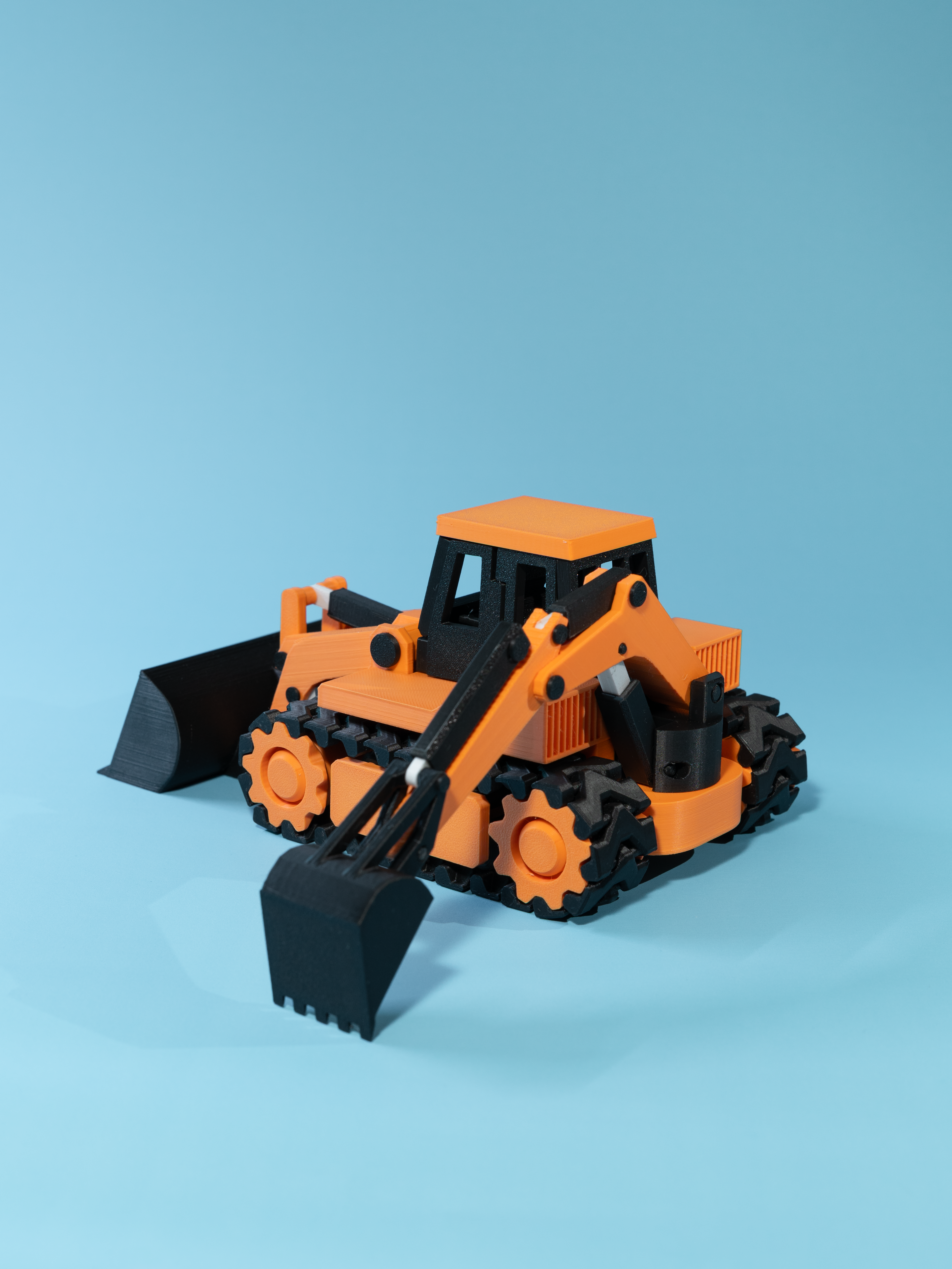 Miniatura 5 do modelo 3D 履带式反铲装载机（全可动拼装）